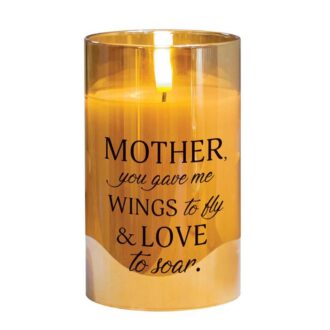 5" LED Flameless Candle - Mother, You Gave Me Wings