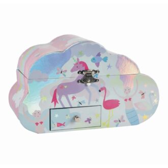 Unicorn Fantasy Cloud Musical Jewelry Box