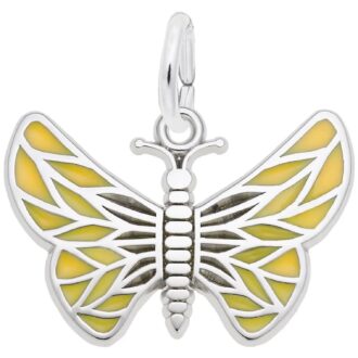 Filigree Butterfly Charm in Sterling Silver by Rembrandt Charms