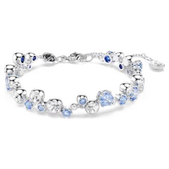 Swarovski Constella Bracelet, Mixed Cuts, Blue Crystal