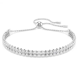 Swarovski Double Row Tennis Bolo Bracelet