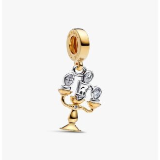 Pandora Disney Beauty and the Beast Lumiere Dangle Charm