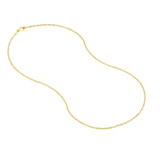 Singapore Chain 1.4mm in 10k Yellow Gold 18" Length