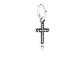 Sparkling Cross Dangle Charm