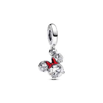 Pandora Disney Minnie Mouse Red Bow Dangle Charm