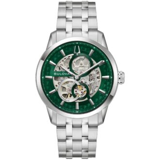 Bulova Sutton Automatic Men's Dress Watch with Green Dial