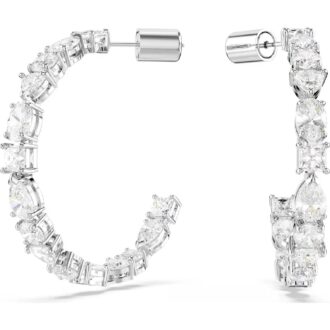 Swarovski Mesmera Inside Out Crystal Hoop Earrings