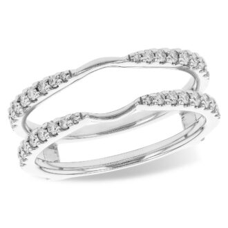 Enhancer Band with .35ctw Round Diamonds in 14k White Gold