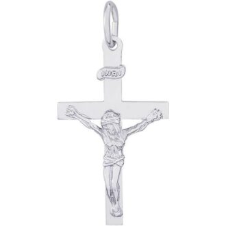 Sterling Silver Crucifix Necklace with Chain