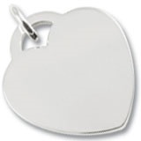 Ss Eng. Heart Disk Charm