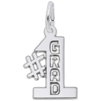 Rembrandt #1 Grad Charm in Sterling Silver