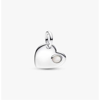 Pandora Engravable Heart June Birthstone Charm