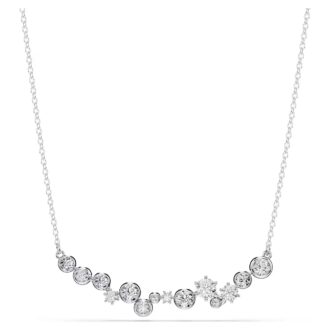 Illuminate your style with the Swarovski Constella pendant, featuring a captivating array of multi-shaped colorful crystals. This dazzling piece adds a vibrant sparkle to any outfit, making it a perfect statement accessory for any occasion.