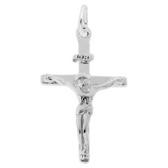 Sterling Silver Crucifix Cross Necklace