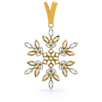 Swarovski Gema Holiday Ornament - Yellow Crystal