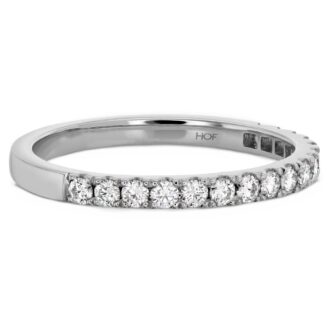 Hearts on Fire Transcend Wedding Band in 18k White Gold