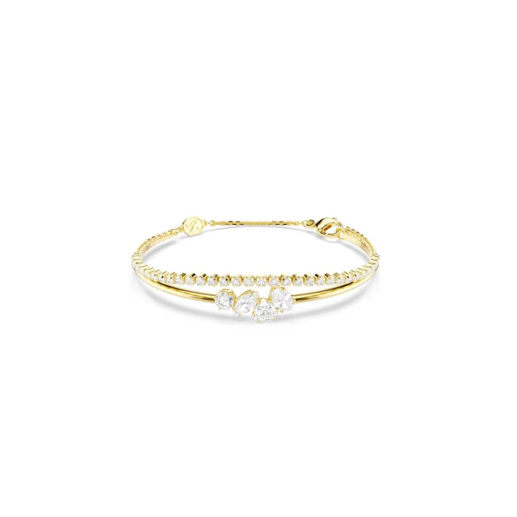 Swarovski Mesmera Double-Strand Bangle, Clear Crystal