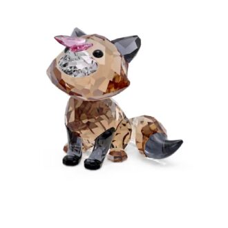 Swarovski Idyllia Fox and Butterfly Figurine
