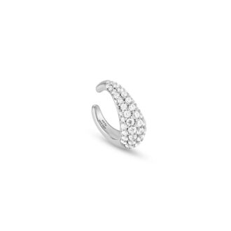 Ania Haie Sterling Silver Pavé CZ Ear Cuff