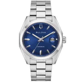 Bulova Men's Surveyor Blue Dial Stainless Steel Watch