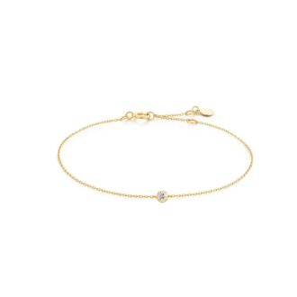 Belle Lab-Grown Diamond Bracelet 14k Yellow Gold