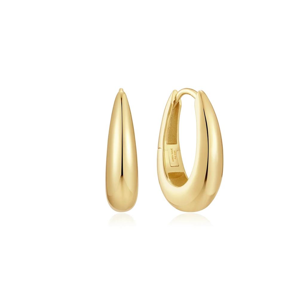 Ania Haie Gold Classic Dome Hoop Earrings