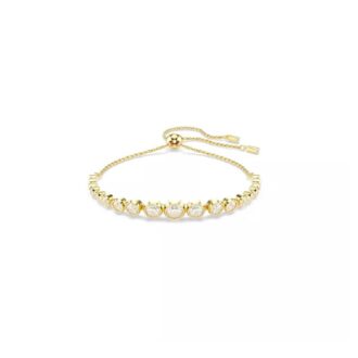 Swarovski Imber Bolo Bracelet, Yellow, Round Crystal