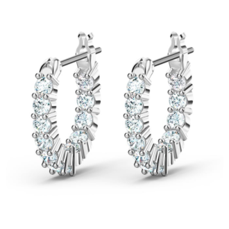 Mini Inside Out Hoop Earrings with Swarovski Crystals
