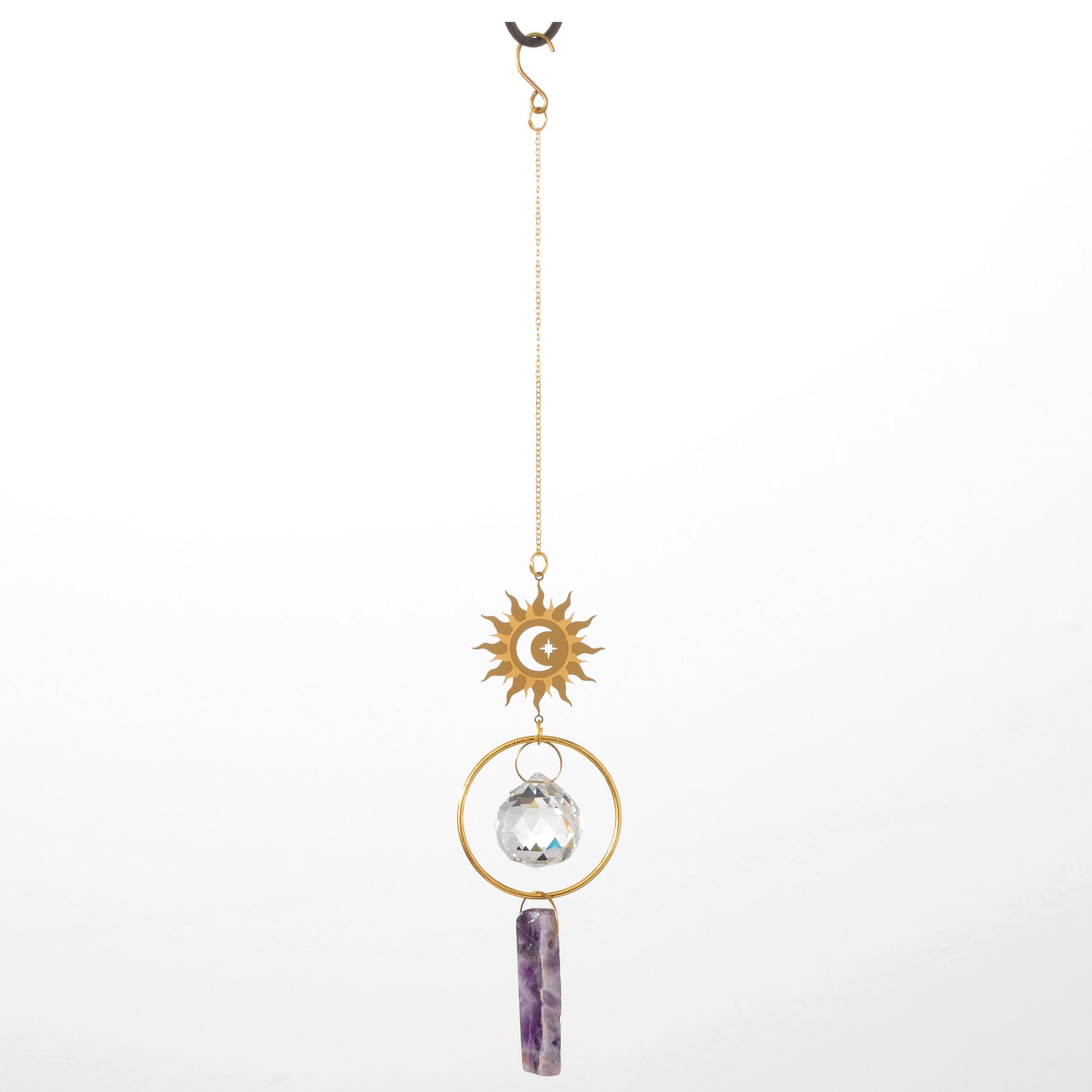 Brass Sun Suncatcher - Woodstock