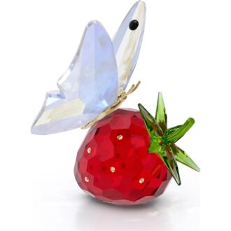 Swarovski Idyllia Butterfly and Strawberry Figurine