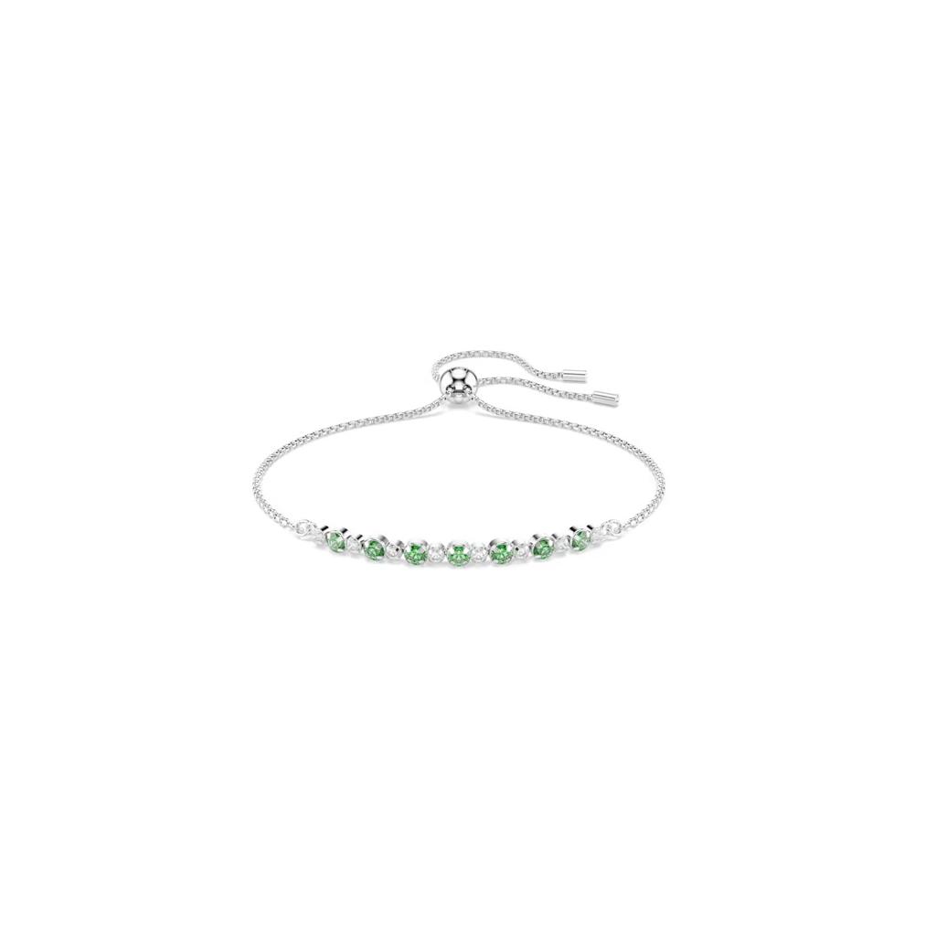 Swarovski Matrix Green Crystal Bolo Bracelet