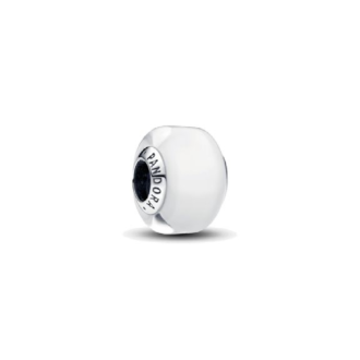 Pandora White Murano Glass Charm