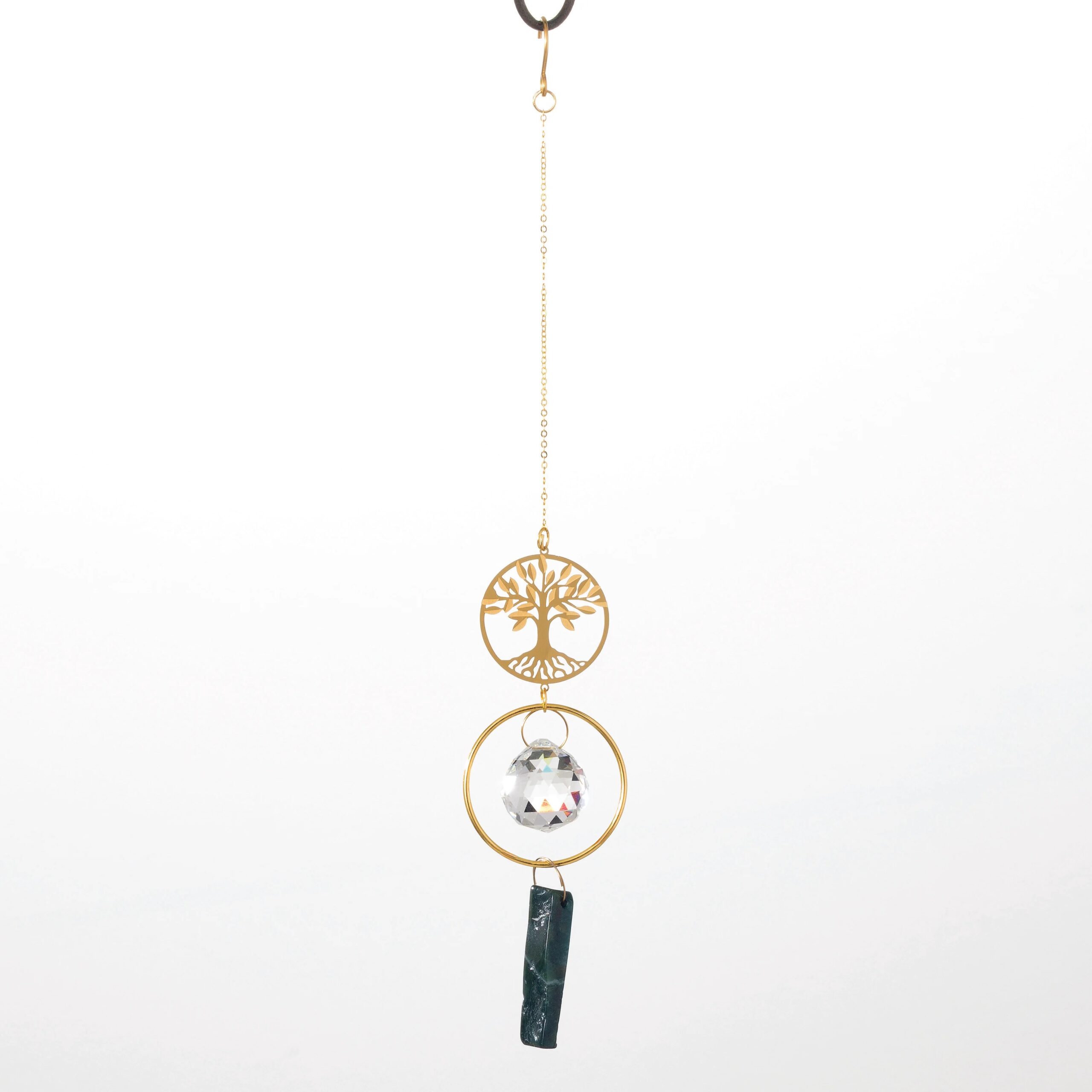 Brass Tree of Life Suncatcher