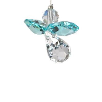 Celebrate December-borns with this exquisitely crafted figurine that showcases a brilliantly translucent guardian seraph. Each piece beautifully denotes the birth month with a radiant, blue-tinged hue, for December, charmingly embedded in the angel's heart. An excellent addition to your cherished collection or a symbolic gift emphasizing protection, guidance, and love.