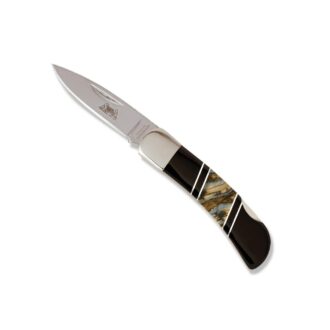 3" Lockback Knife with Mammoth Tooth Handle, Stainless Steel