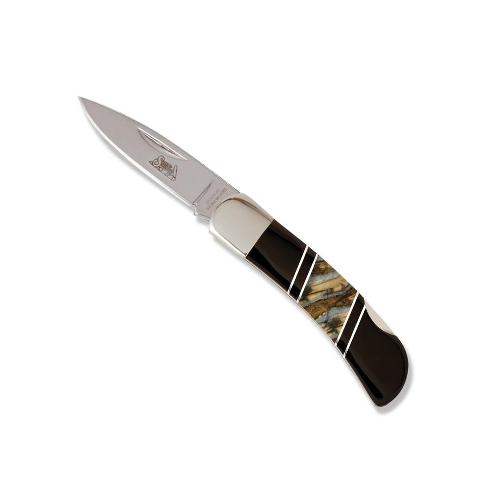 3" Lockback Knife with Mammoth Tooth Handle, Stainless Steel