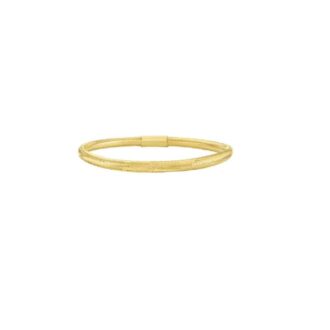 14k Yellow Gold 3.4mm Mesh Stretch Bracelet, Small