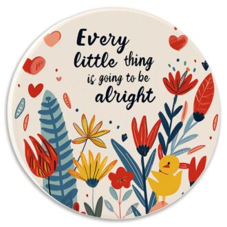 Tipsy Car Coaster - Every Little Thing... Flowers