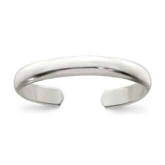 Sterling Silver 3mm Polished Toe Ring