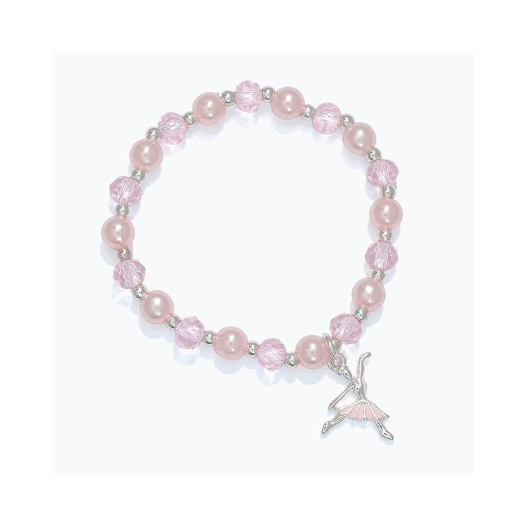 Little Love Pink Ballerina Stretch Bracelet