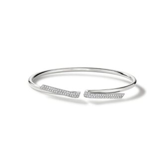 Hearts on Fire Inside-Out Flex Bangle .59ctw 18k White Gold