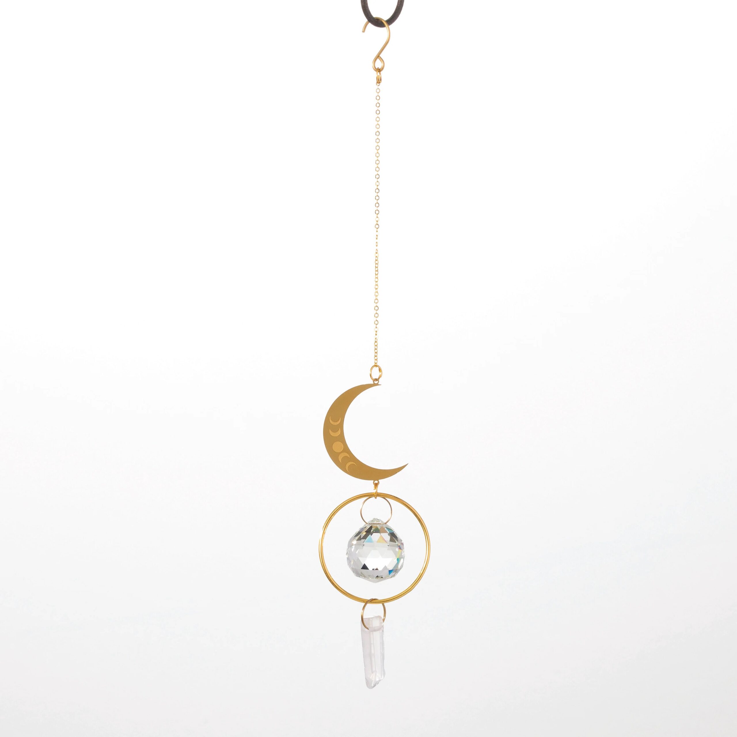 Brass Moon Suncatcher - Woodstock