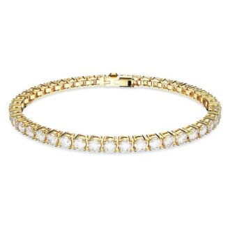 Swarovski Yellow Round Crystal Tennis Bracelet