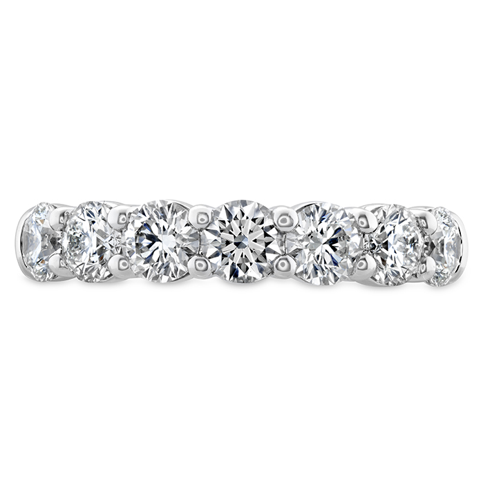 Hearts on Fire Signature 7 Stone Diamond Band with .99ctw in 18k White Gold