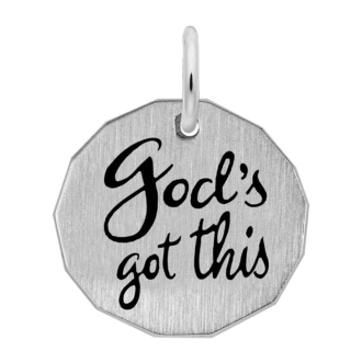 God's Got This Charm in Sterling Silver by Rembrandt Charms