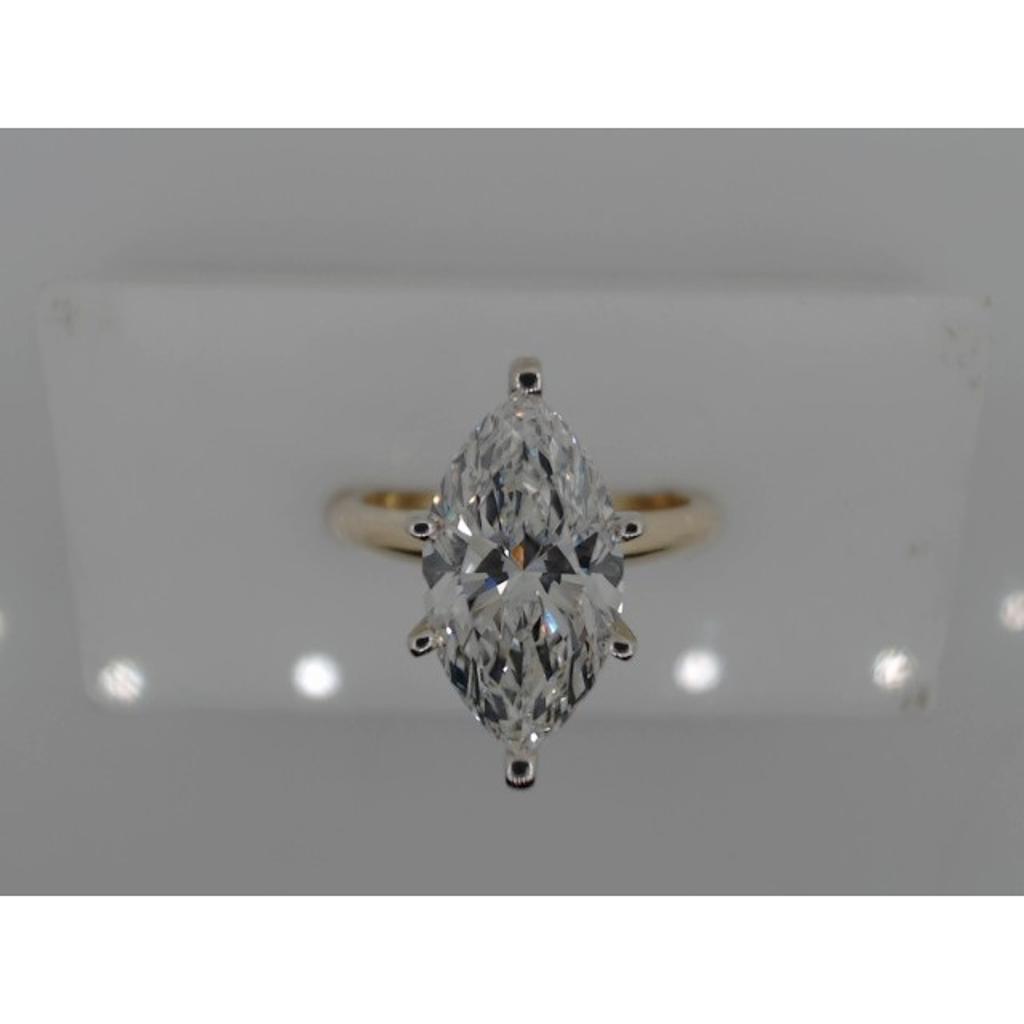 Loose 3.10ct Lab-Grown Marquise Diamond E VS1 IGI