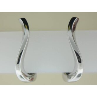 Breuning Huggie Hoop Earrings in Gold-Plated Sterling Silver